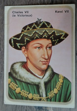 Carte Image ancienne BISCOTTES MARTIN  Charles VII Le Victorieux