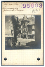 France, Vic sur Cère (Cantal), La Maison des princes de Monaco  Vintage silver p