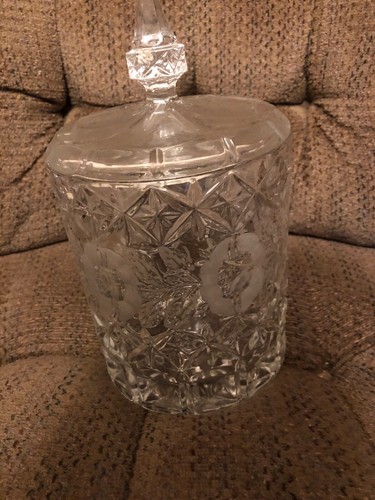 Vintage cut crystal glass - cut,
