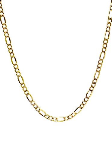 Collier jaune 18k figaro - 18k,