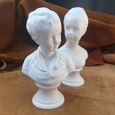 Anciennes statuettes Biscuit porcelaine Enfants Brongniart Villenauxe-la-Grande