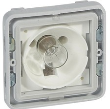 Socle étanche avec voyant