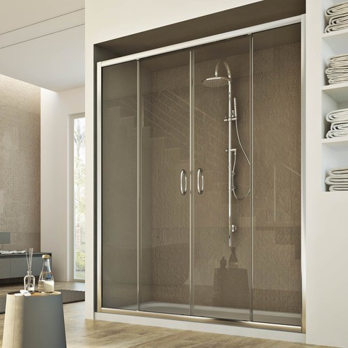 Cabine douche paroi - cabine, verre