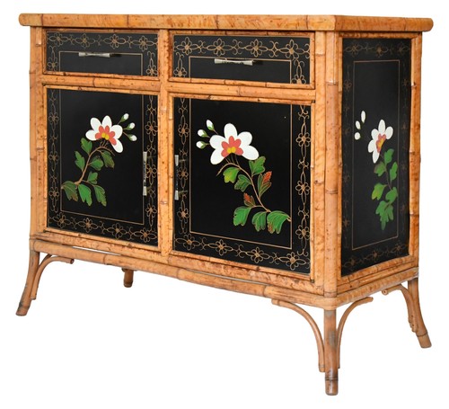 Buffet japonisant bambou et - en,