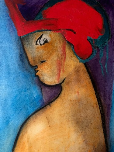 Belle peinture 1970 huile - peinture,