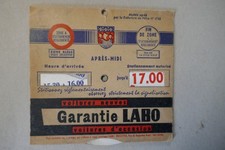 Disque stationnement ancien