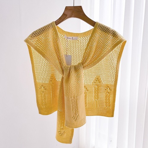 Châle wrap col faux - col,