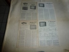 QUATRE ANCIENNES NOTICES CIBOT