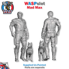 Mad Max Et Chien non Peint Figurines 1:18 Echelle Wasp