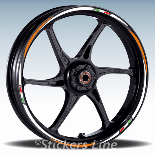 Autocollants roues moto bandes - roues,