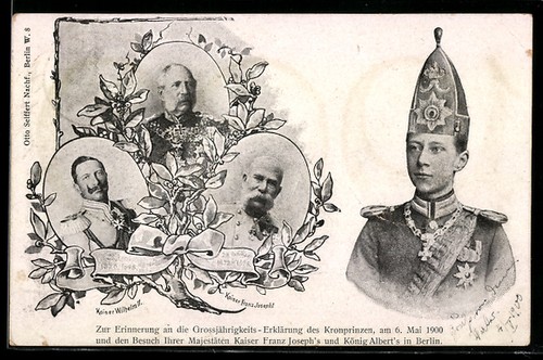 Carte postale empereur - carte,