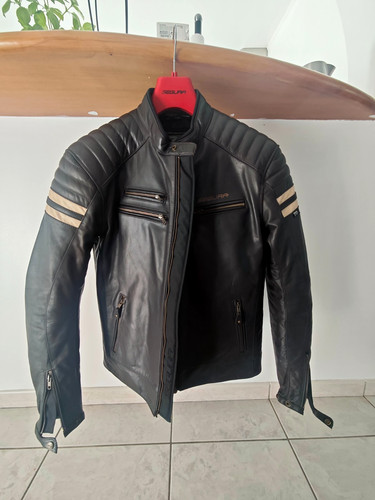 Blouson moto cuir segura - cuir,