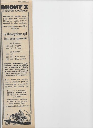 Publicité ancienne octobre