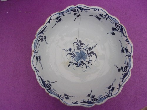 Saladier faience 18eme - saladier,