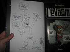 bd L'EVASION avec dessin dédicace BERTHER ONE 