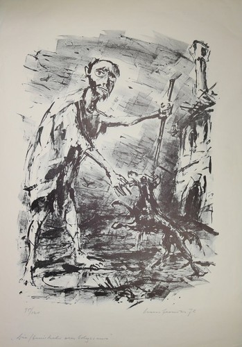 Hans fronius lithographie de - :,