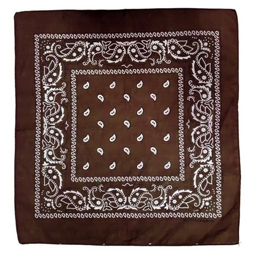 Bandana style cachemire marron - bandana,