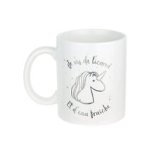 Mug - Tasse - Licorne - Je vis