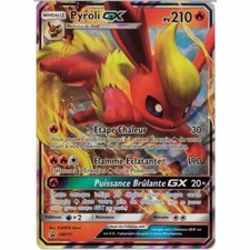 CARTE POKEMON PYROLI GX ULTRA