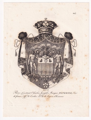 Armoiries héraldique marquis - héraldique,