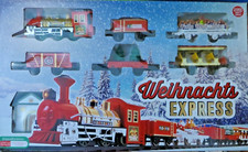 Noël Express Train Avec Rails Lumières Mouvement Et Musique Batterie En Ovp
