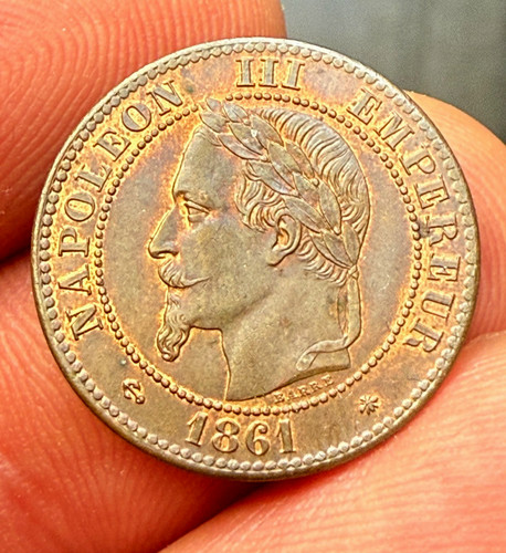 Centimes napoléon iii tête - centimes,