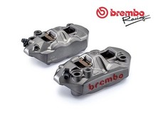 KIT ETRIERS DE FREIN BREMBO RACING 108MM M4 MONOBLOC + JEU DE PLAQUETTES