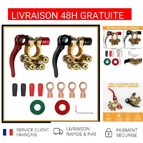 Bornes batterie 12v 24v - 12v/24v, 4