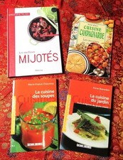 Lot 4 livres Cuisine du jardin