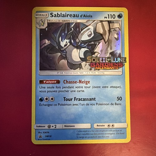 Carte pokémon sablaireau - pokémon,