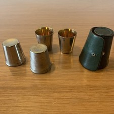 Lot 4 Timbales Métalliques Pour Shooters En Piquenique RefAO