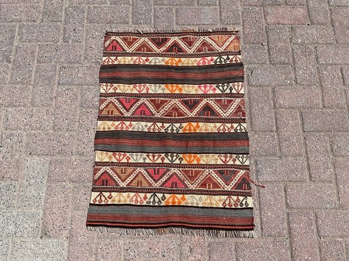 Petit tapis rouge grand - , kilim