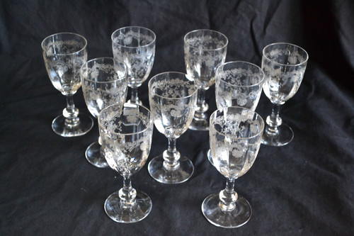 Verres vin cristal saint - verres, à