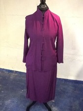 Purple Vintage Silk Ensemble