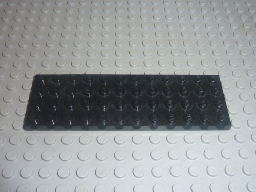 Lego plate 12 black - 4, x