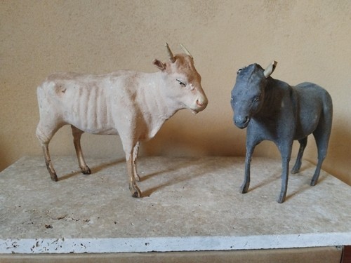 Rare ancien santon devineau - ancien, "