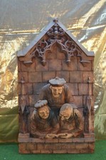 ** ANCIEN TABLEAU DE PLÂTRE