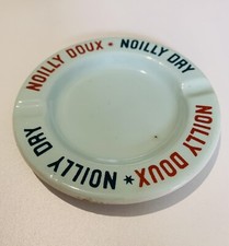 ancien cendrier pub Noilly Dry Doux Céramique Orchies Faïence Moulin Des Loups
