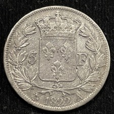 Monnaie  Argent 5 Frs Louis