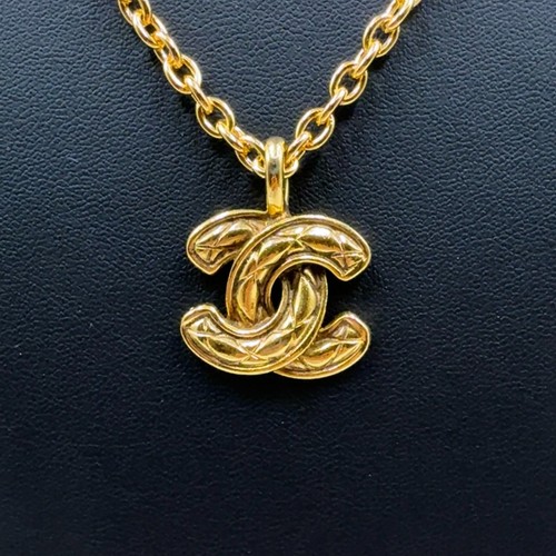 Collier chanel plaqué - chanel, or