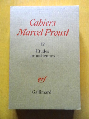 Cahiers marcel proust - cahiers,