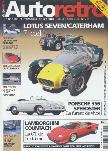 Auto retro 289 - n°289, 07/2005