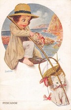 CPA ILLUSTRATEUR SIGNE CHANTECLER PESCADOR