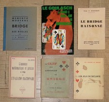 Lot Livres sur le Bridge