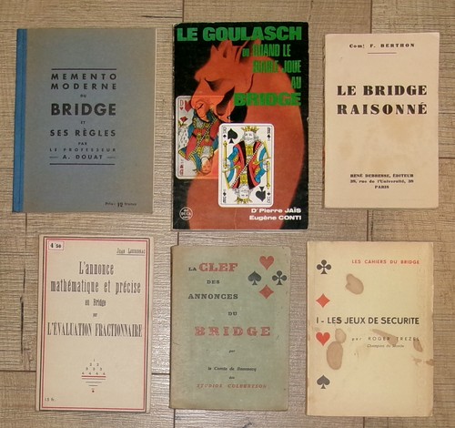 Lot livres sur bridge - lot,