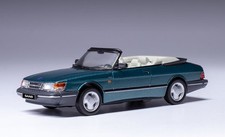 Saab 900 cabriolet vert 1991