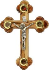 Crucifix croix en bois