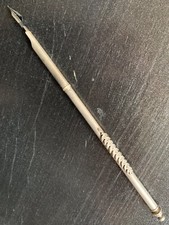 Porte plume métal argenté