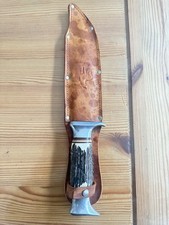 ANCIEN Original  bowie Knife  , 1960 Solingen .Cerf.