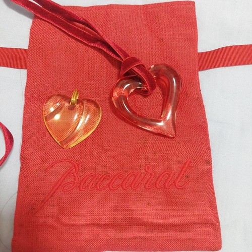 Collier coeur baccarat - collier,